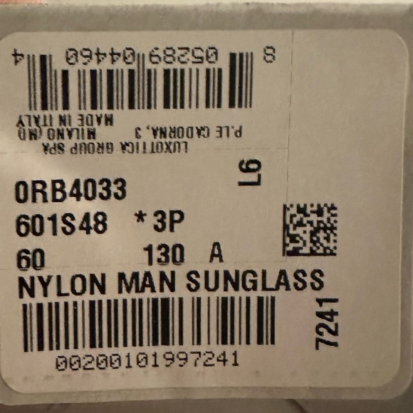 (Ray-Ban) Black Polarized Wrap Y2K Sunglasses - BNIB - Picture 5 of 5